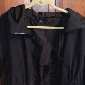 ATHLETA rain jacket with a hood.